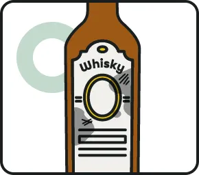 ラベルに汚れやシミがあるもの