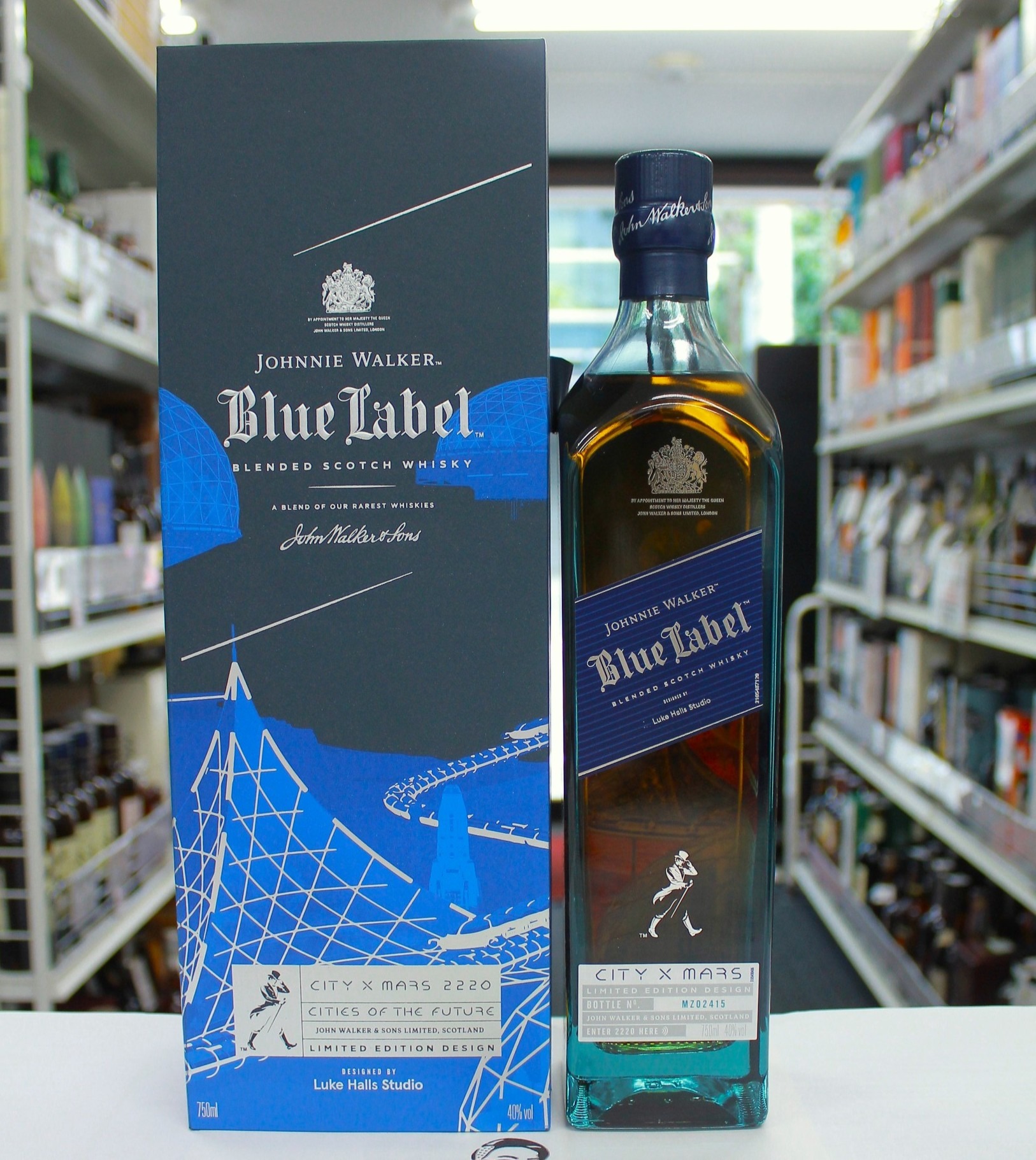 ジョニーウォーカー ブルーラベル CITY×MARS 2220 | お酒買取専門店