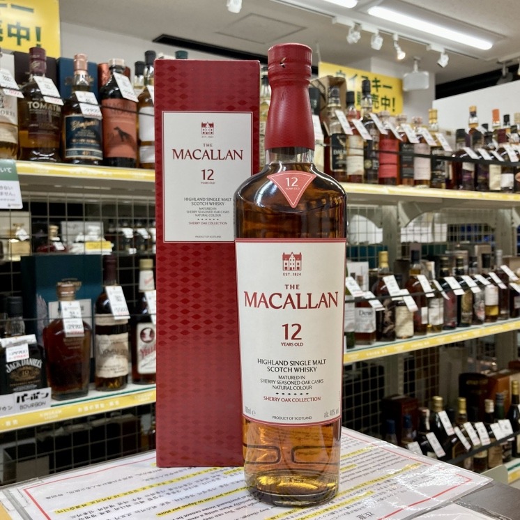 マッカラン 12年 シェリーオーク 新ラベル | お酒買取専門店キングラム
